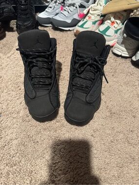 Jordan Kids' Black Reflective Detail Basketball Sneakers